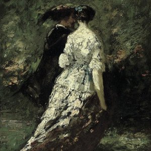 0 0 0 a a A woodland stroll adolphe thomas monticelli