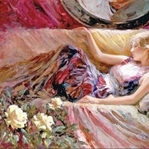 0 0 0 0 a a b b good night blonde with flowers