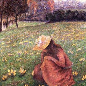 0 0 0 0 a a a b b crocuses lucien pissarro