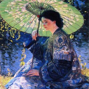 0 0 0 0 a a a  b b guy rose the green parasol 1911