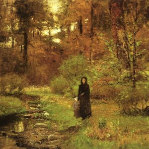 0 0 0 0 a a b b brook in the woods, the theodore clement steele 1889