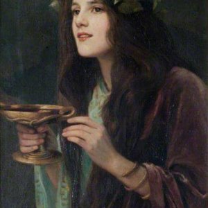 0 0 0 0 a a b b beatrice offor circe 1911 oil on canvas