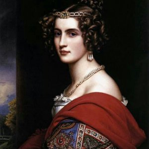 0 0 0 0 a a Amelie Von schintling Karl joseph srieler 1831 oil c