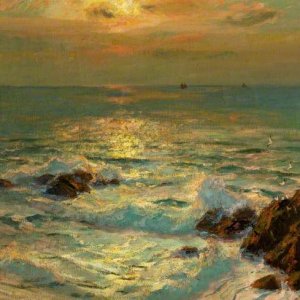 0 0 0 0 a a Albert julius olsson sunlight on the sea