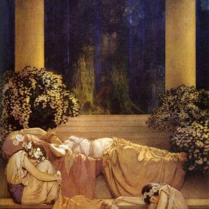 0 0 0 0 a a b b good night maxfield parrish