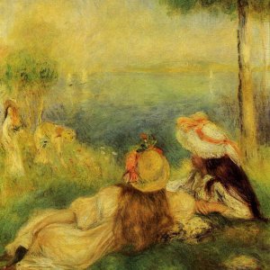 0 0 0 0 a a Auguste renoir young girls by the sea