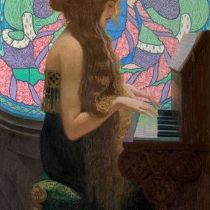 0 0 0 0 a a b b edward okun musica sacra 1915 oil c