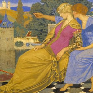 0 0 0 0 0 a a b b belgium supported by hope joseph edward southall tempura on canvas 1918