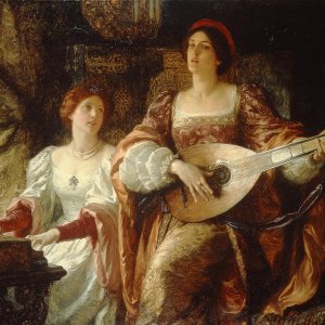 0 0 0 0 a a b b dicksee, frank the duet