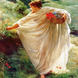 0 0 0 0 a a b b edward john poynter wild blossoms 1826 1919 oil c