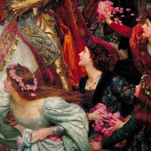 0 0 0 0 a a b b dicksee, frank the two crowns detail 1900