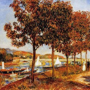 0 0 0 0 a a Auguste renoir the brdge at artgenteuil in autumn 1882