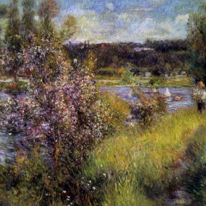 the seine at chatou by renoir