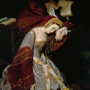 anne boleyn in the tower by edouard cibot