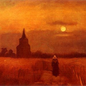 the old tower in the fields van gogh 1884 oil c