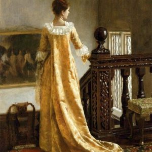 the golden train edmund blair leighton