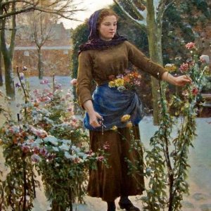 jules breton last flowers 1890