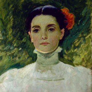 portrait of maggie wilson frank duveneck 1898