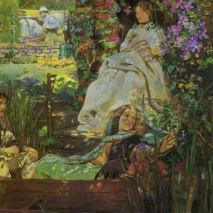 truly the light is sweet joh byam liston shaw 1901 oil on panel