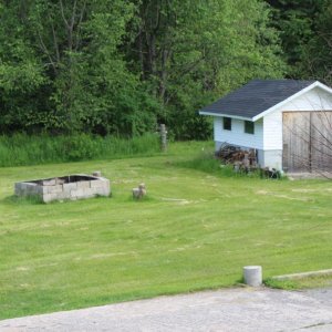 Looking towards Shed