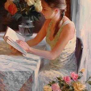 vlad volegov girl reading a book contemp.jpg