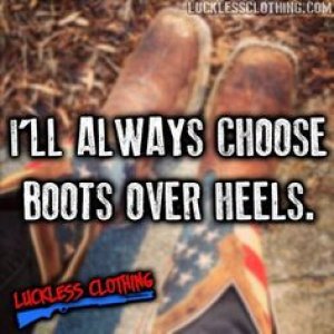 Boots over Heels