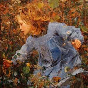 the wood gatherer jules bastien lepage.jpg