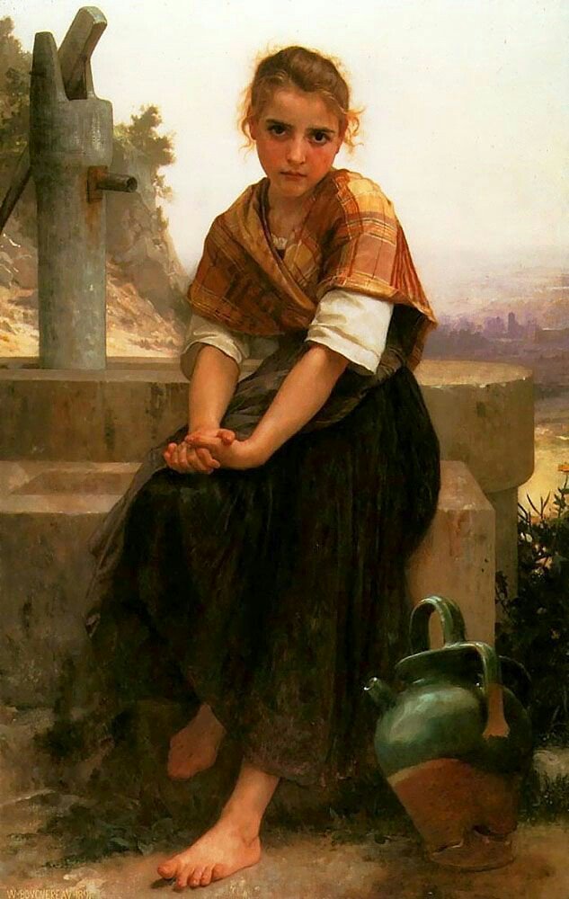 0 0 0 0 0 a a b b Bouguereau, WA the broken pitcher