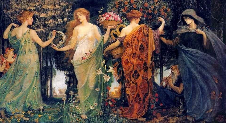 0 0 0 0 0 a a b b crane, walter masque of the four seasons 1905 09 oil c