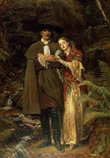 0 0 0 0 a a a  b b bride of lammermoor john everett millais 1878