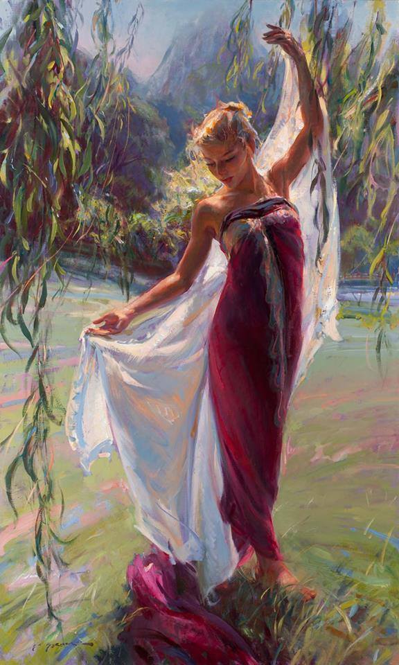 0 0 0 0 a a a  b b daniel gerhatz willow dance contemporary 1965 oil c