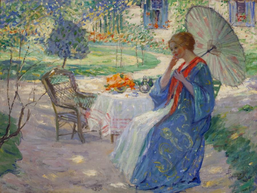 0 0 0 0 a a a pauline palmer woman in a garden 1910