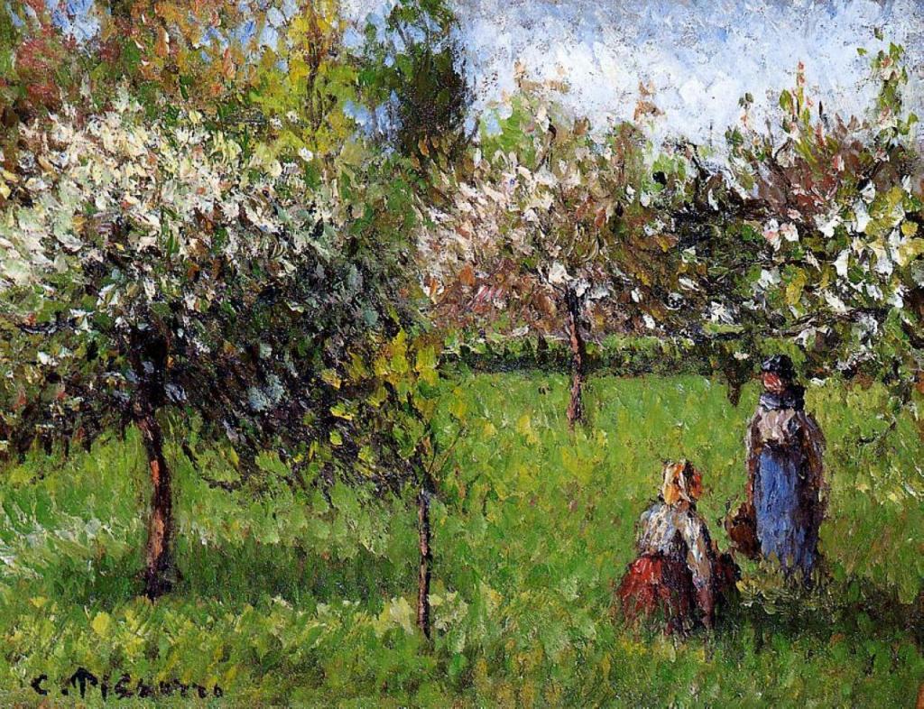 0 0 0 0 a a Apple blossoms eragny c pissarro