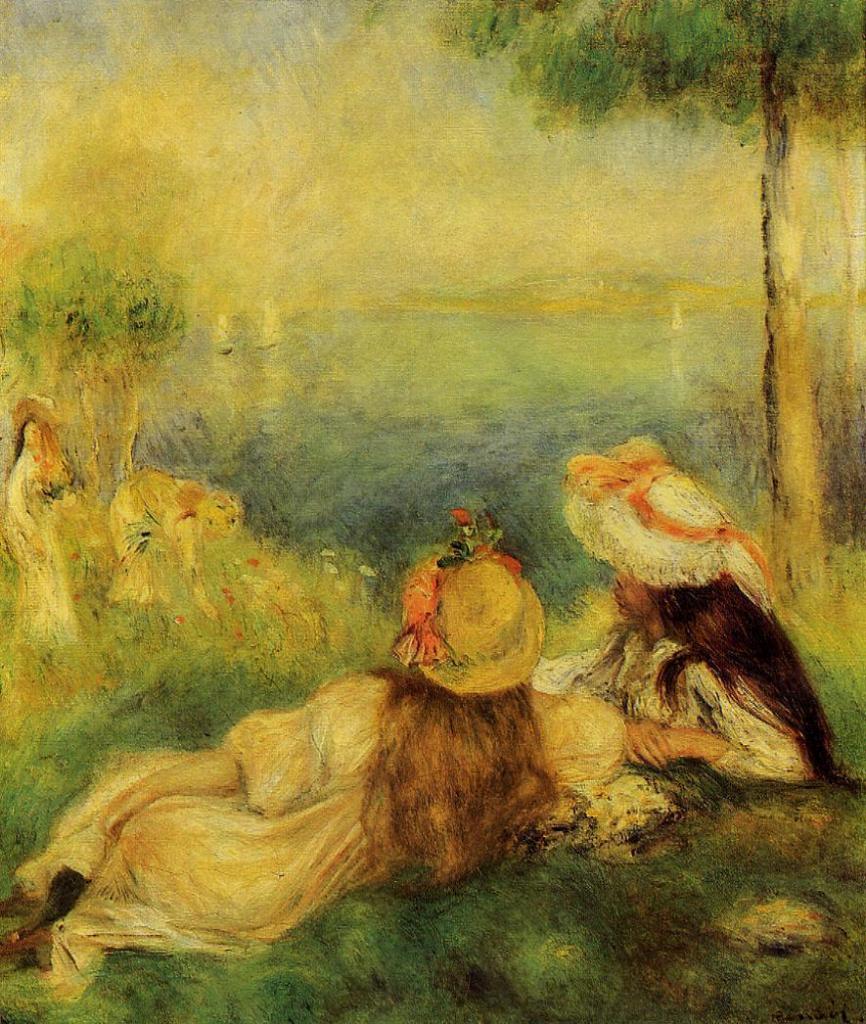0 0 0 0 a a Auguste renoir young girls by the sea
