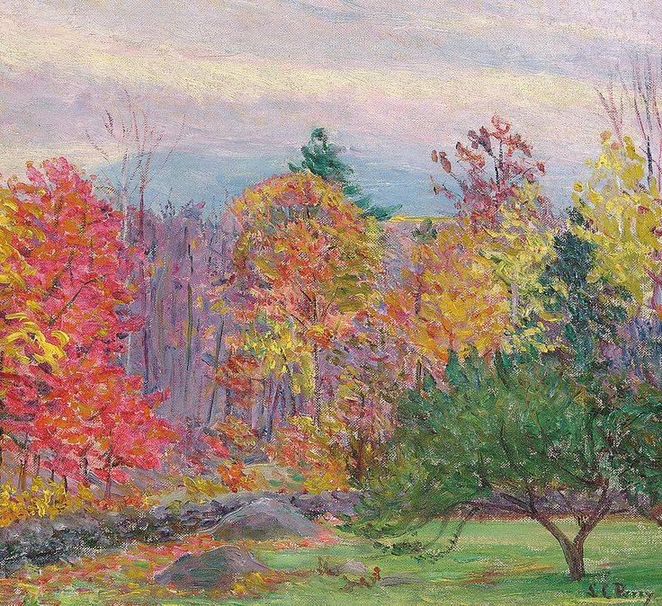 0 0 0 0 a a b b cabot perry, lila landscape in hancock new hampshire 1848 1933 oil c