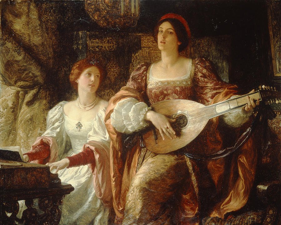0 0 0 0 a a b b dicksee, frank the duet