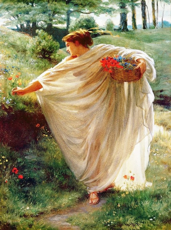 0 0 0 0 a a b b edward john poynter wild blossoms 1826 1919 oil c
