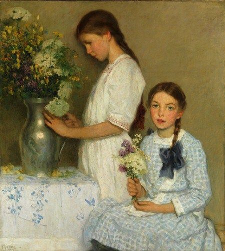 0 0 0 0 a a b b francis luis mora flowers of the field 1913