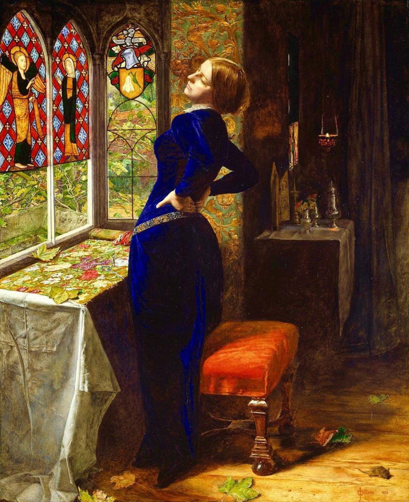 0 0 0 0 a a b b john everett millais mariana 1851