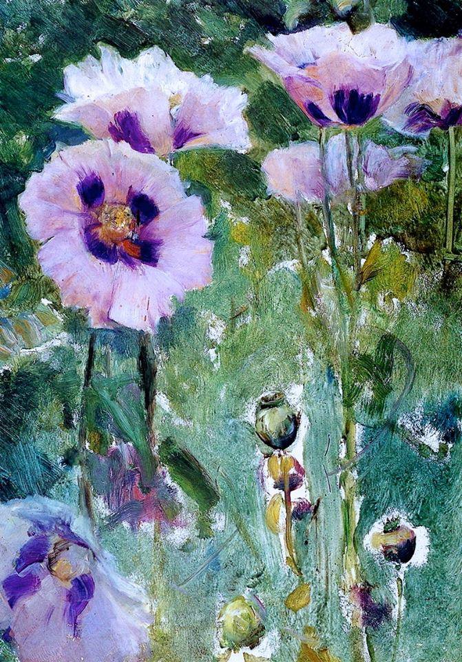 0 0 0 a a b b Gay, walter lavender poppies 1919 oil c