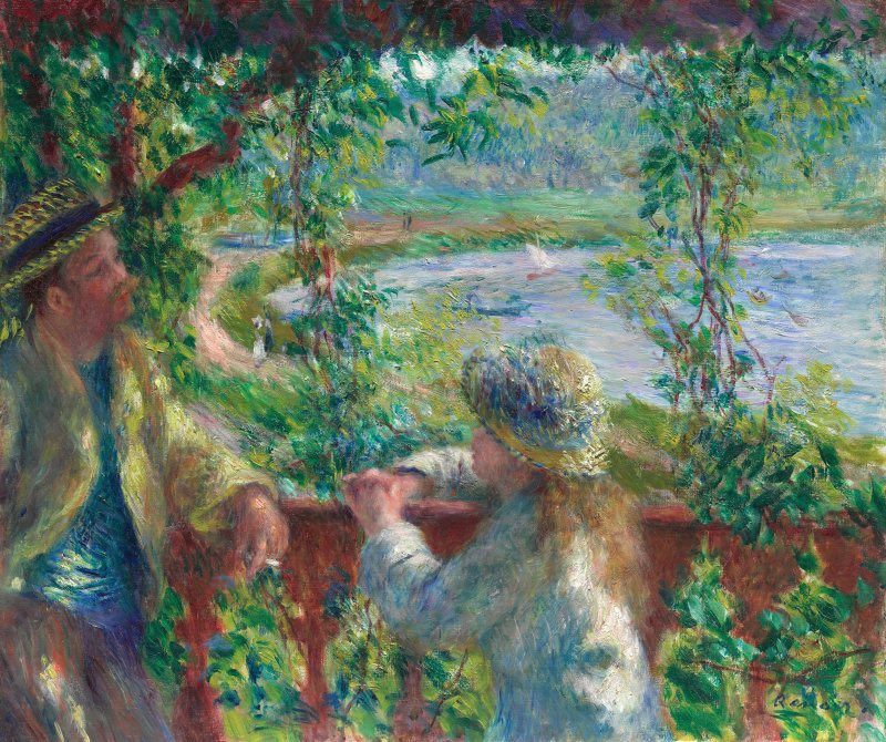 0 0 a a auguste renoir near the lake 1880