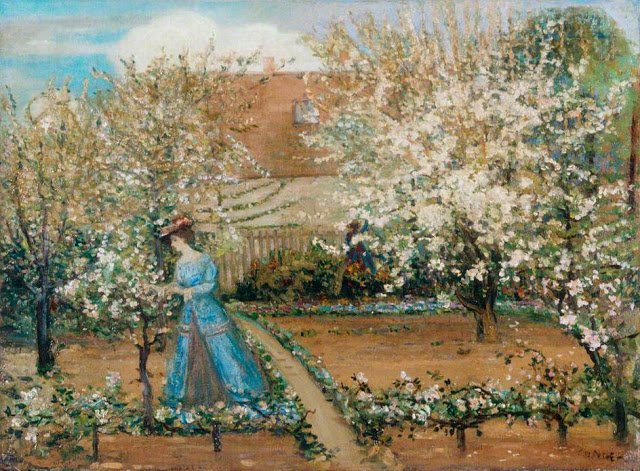 0 0 a a b charles conder the cottage