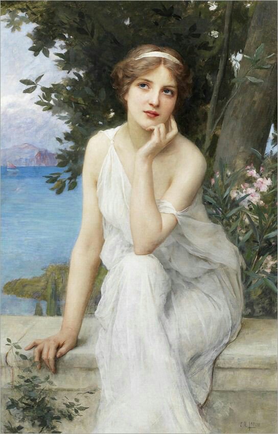 0 0 art  art charles amable lenoir reflective thoughts 1871 1940