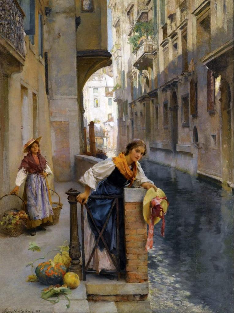 0 0 art fruit sellers from the islands henry woods 1903