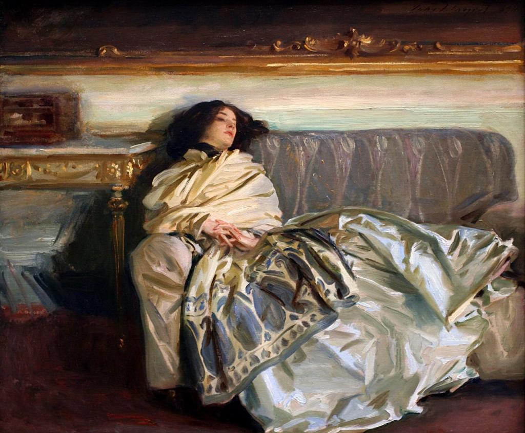 0 0 art john singer sagent repose 1911 oil c