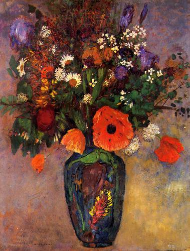 0 0 art odilon redon vase de fleurs