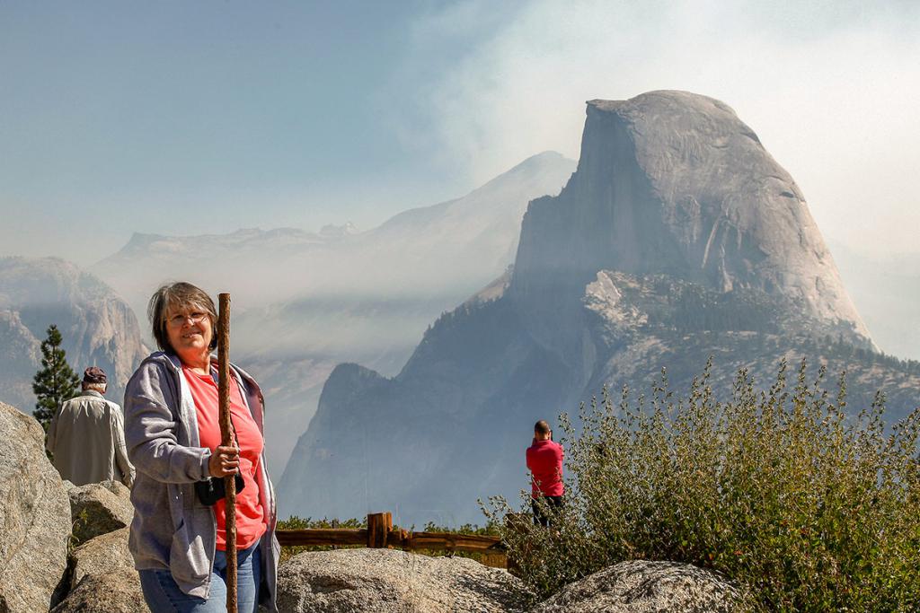 140909 Mary at Half Dome