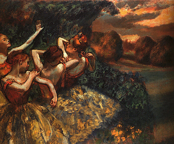 a a a a a art edgar degas four dancers 1899