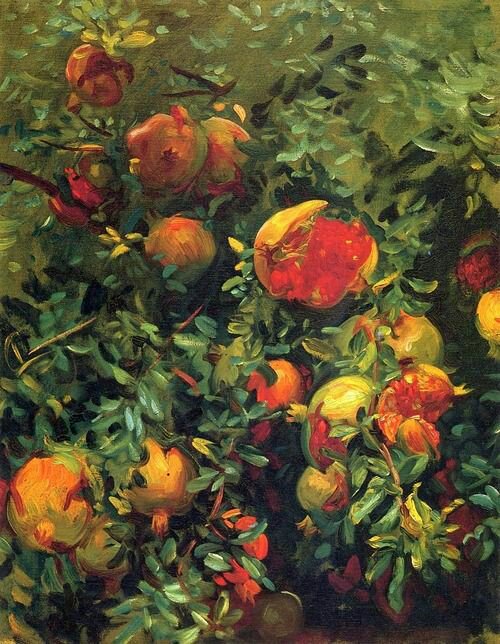 a a a a a john singer sargent pomegranates oil on c year q