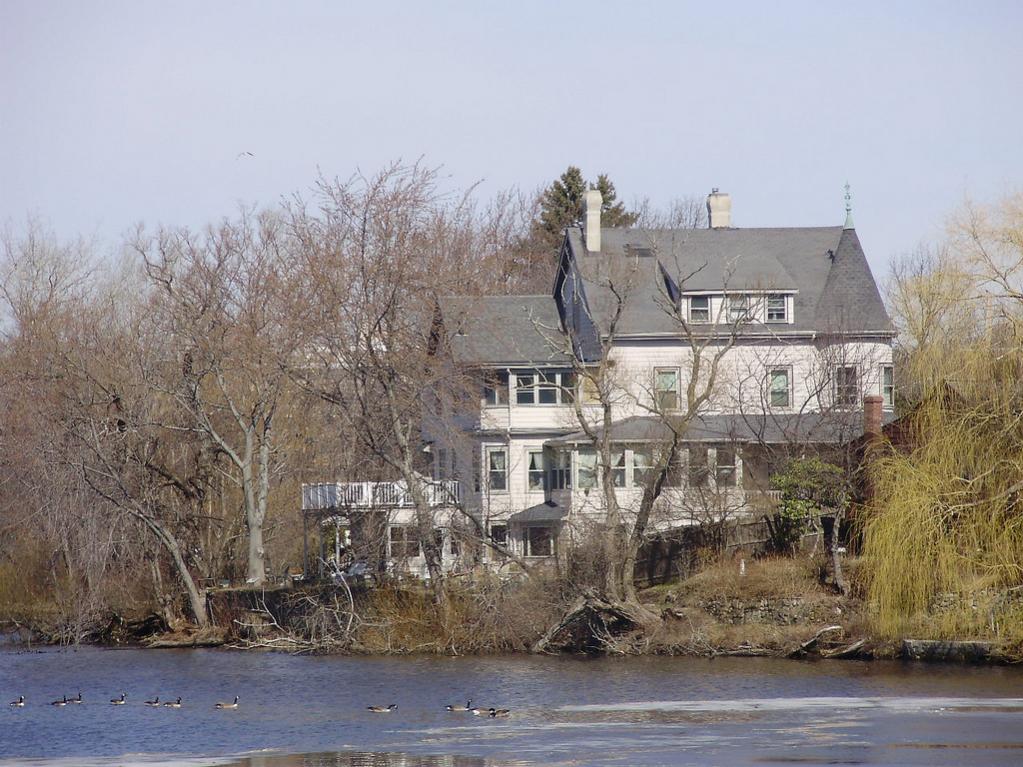 a beautiful early spring shot of the pond